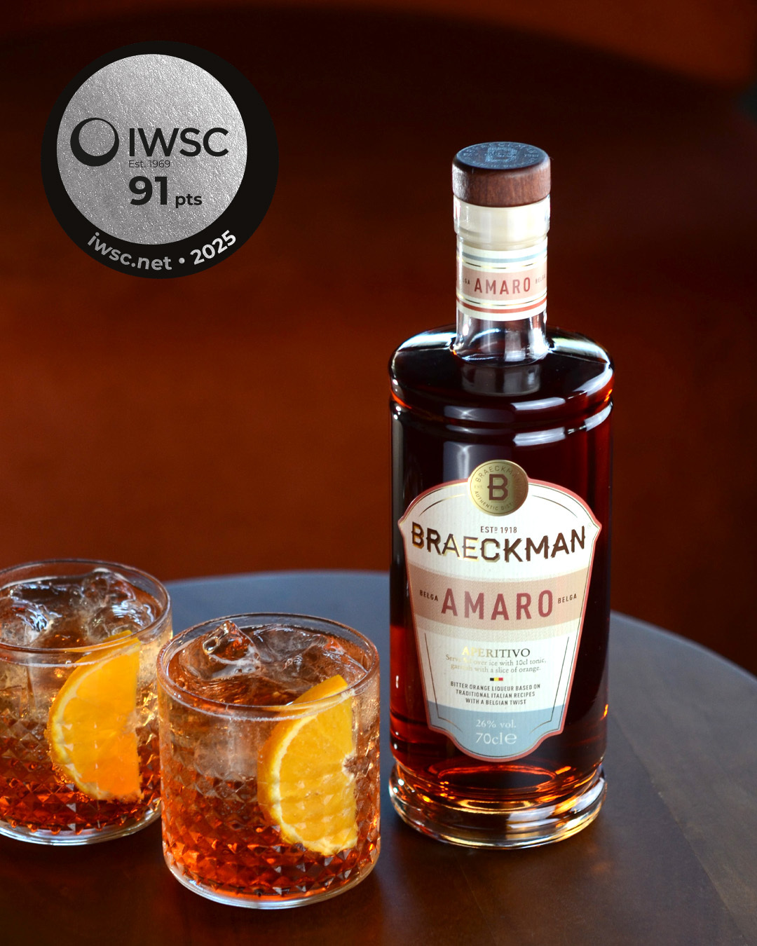 Amaro Belga behaalt zilver op de IWSC 2025